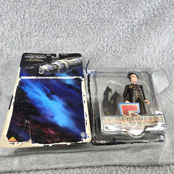 Vtg WB Toy Babylon 5 Ambassador Londo Mollari Action Figure Warner Bros - Picture 2 of 14